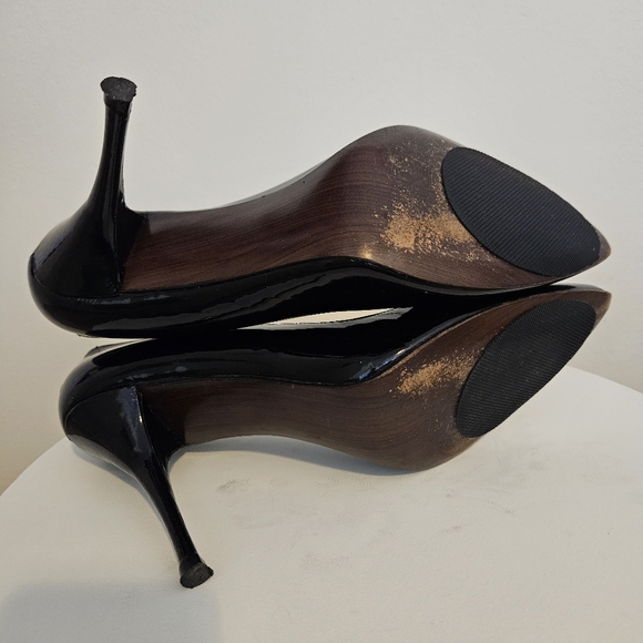 Stuart Weitzman Black Patent Leather Heels - Picture 12 of 14